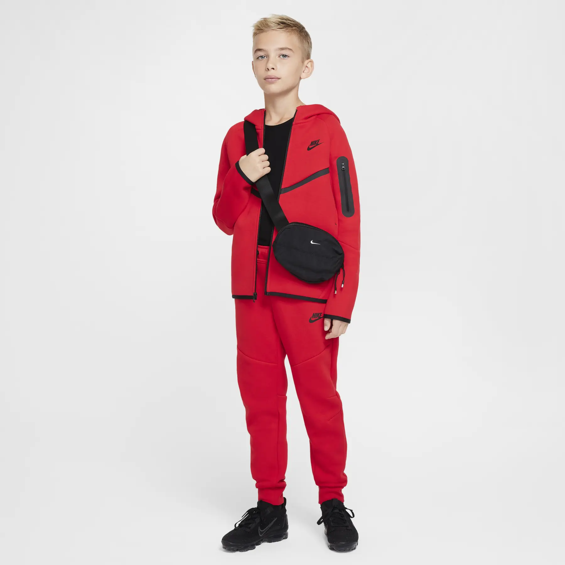 ウォーキング・ランニングウェア Nike Techfleece red set Nike Tech Fleece Windrunner Full-Zip Hoodie – DTLR