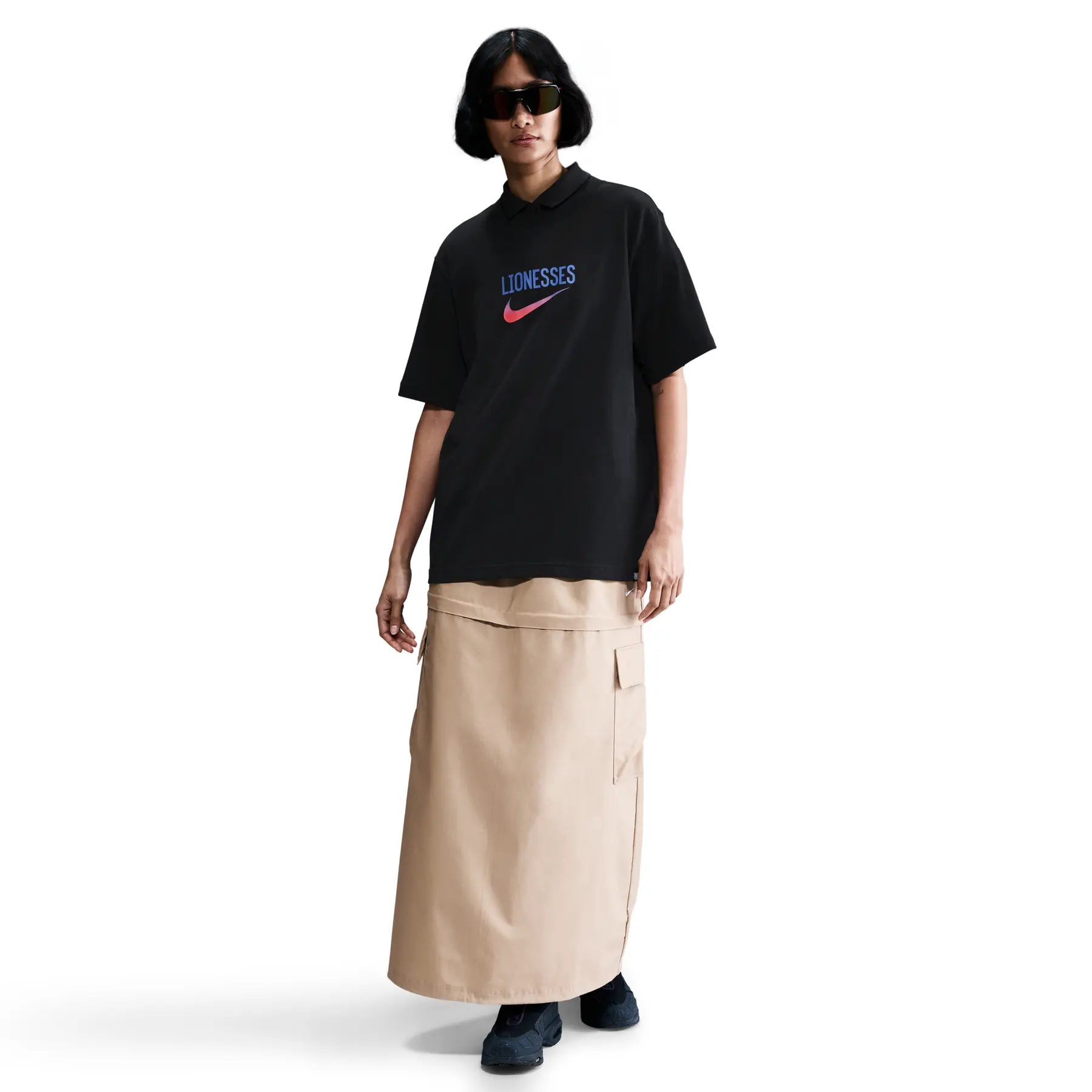 T-Shirt Lionesses - Noir - female - Size: S