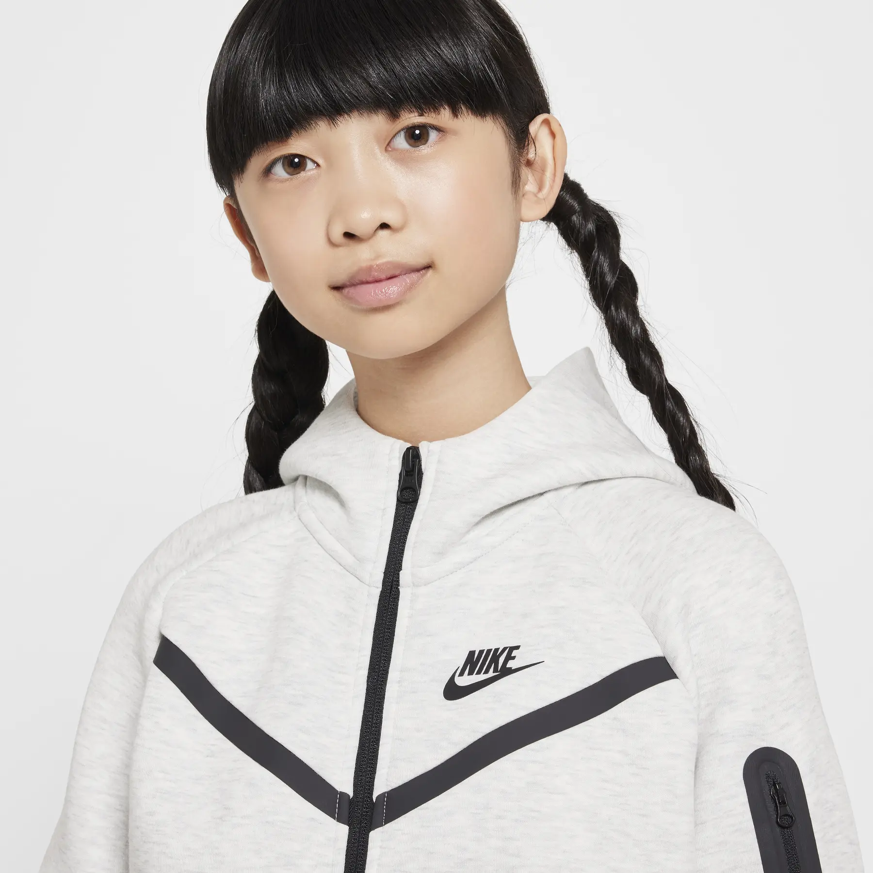 Girl's zip-up hoodie Nike Tech Fleece | Foot-Store
