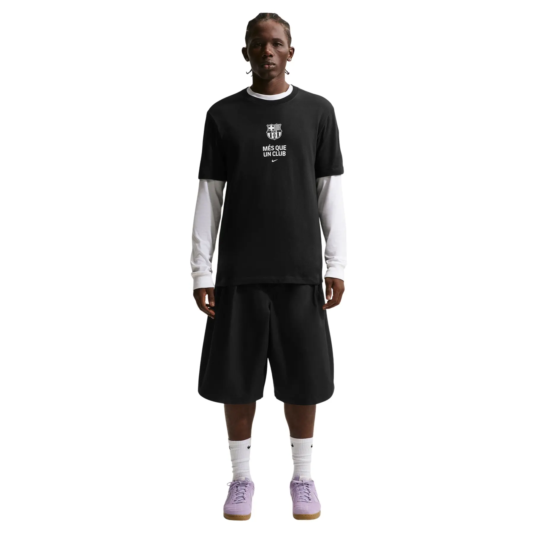 T-Shirt FC Barcelona Club 2025/26 - Noir - male - Size: L