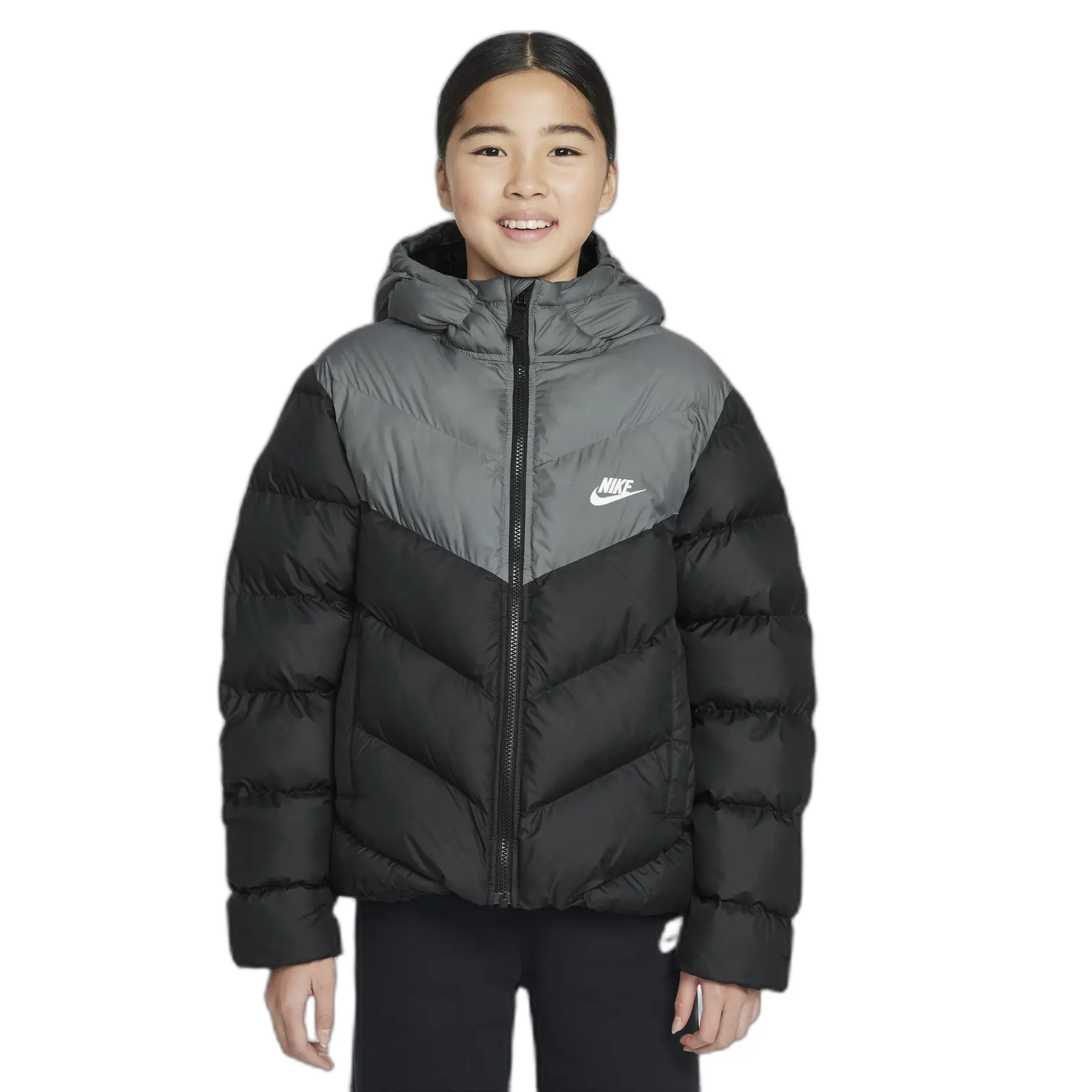 Lockere Daunenjacke Mädchen Nike All Day Play Therma-FIT