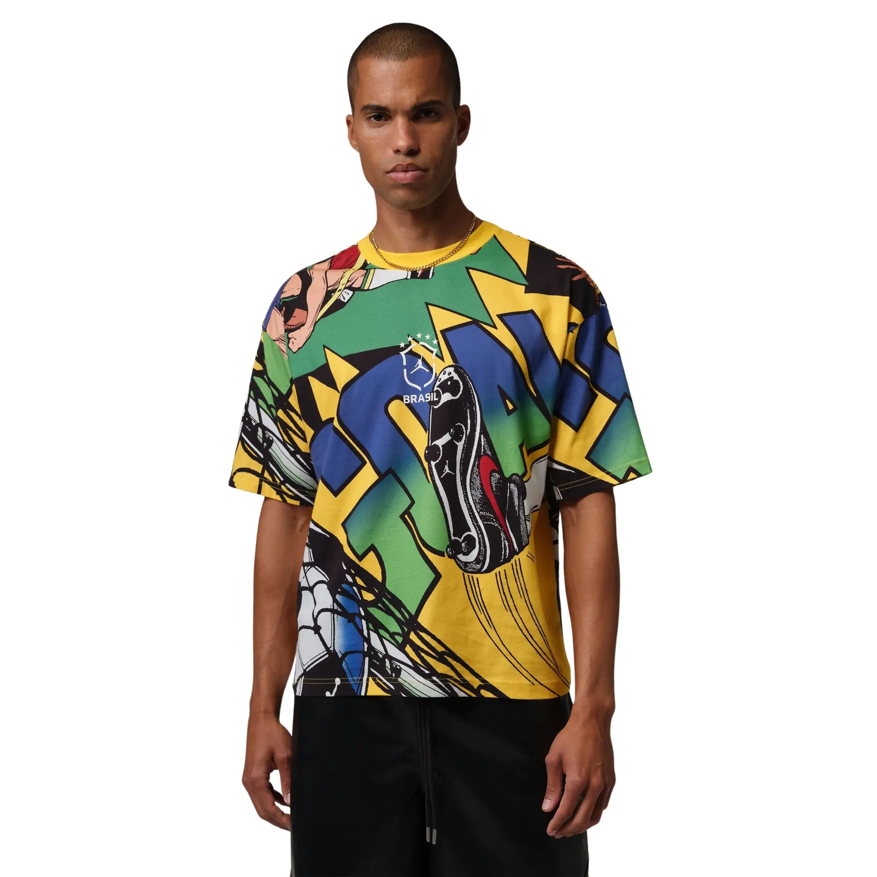 T-Shirt Brasilien Jordan Essentials Coupe du Monde 2026