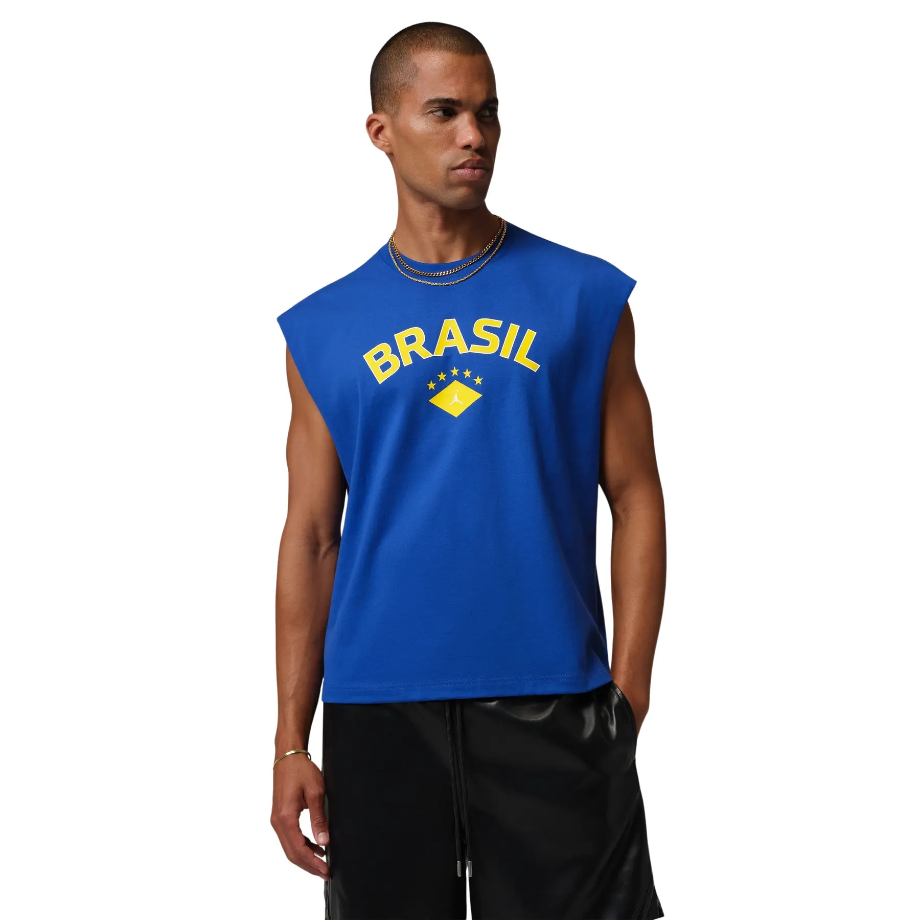 Ärmelloses T-Shirt Brasilien Coupe du monde 2026 - Bleu - male - Size: 2XL