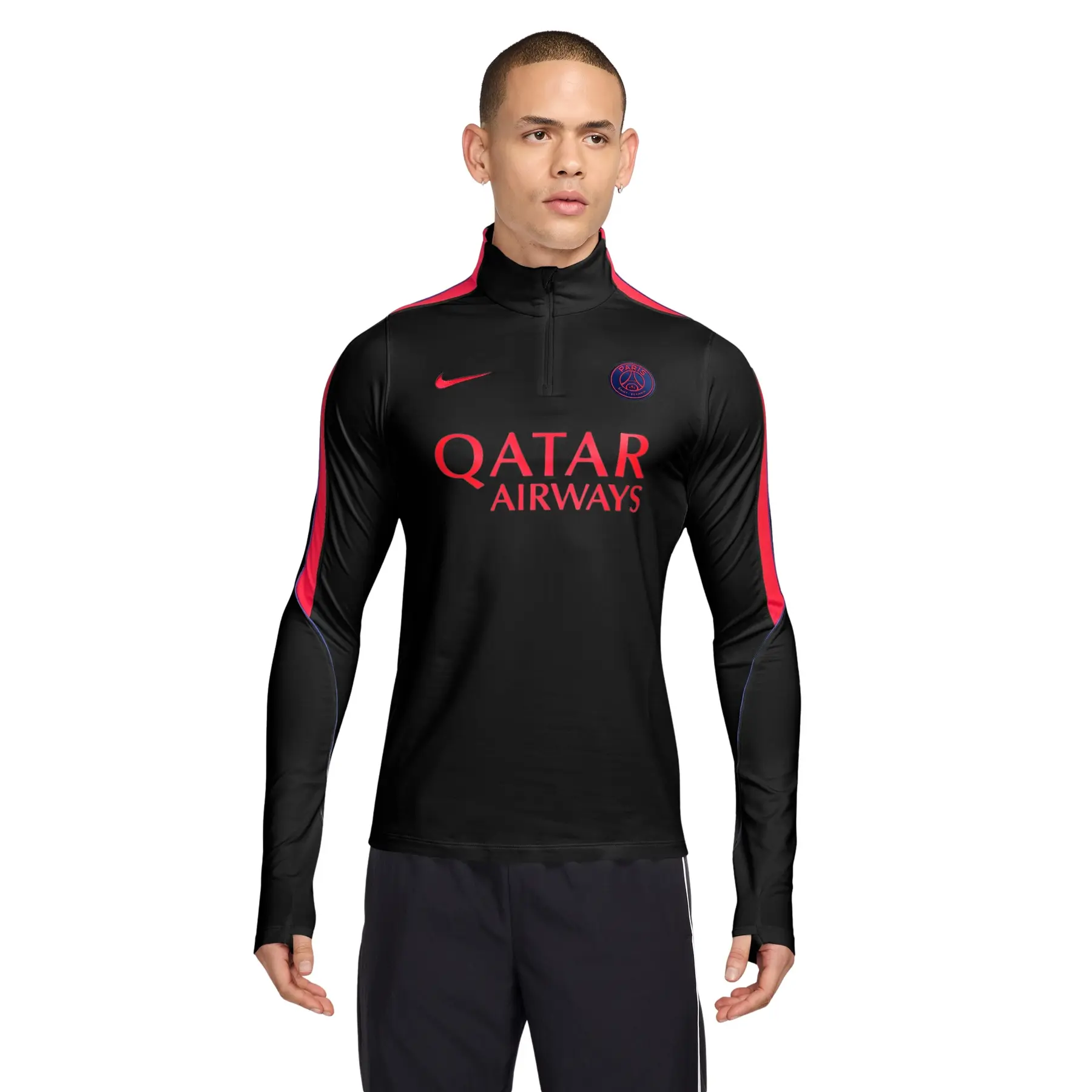Nike Paris Saint Germain Strike Drill Top - Zwart- Heren, Zwart XS
