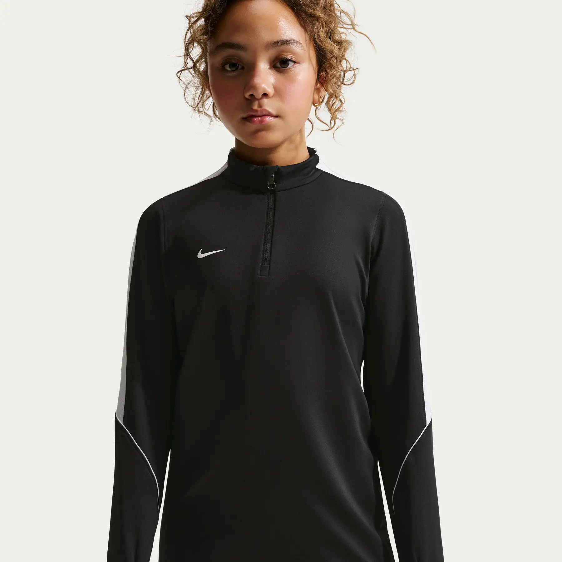 Kinder-Trainingsoberteil Dri-Fit - Noir - unisex - Size: 7/8 ans