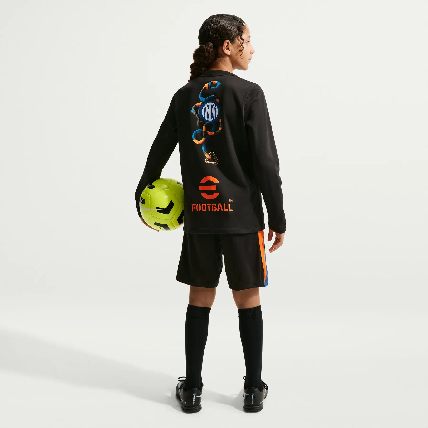 Inter Milan Long Sleeve Pre-Match Shirt for Kids ACG Academy Pro