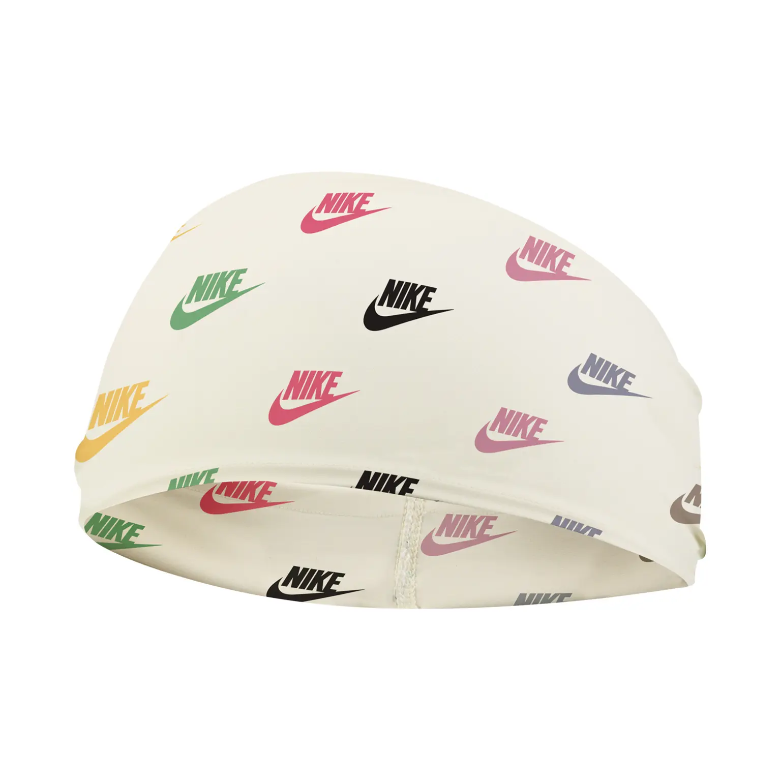 Bedrucktes breites Stirnband, Frau GRAPHIC - Beige - female - Size: TU
