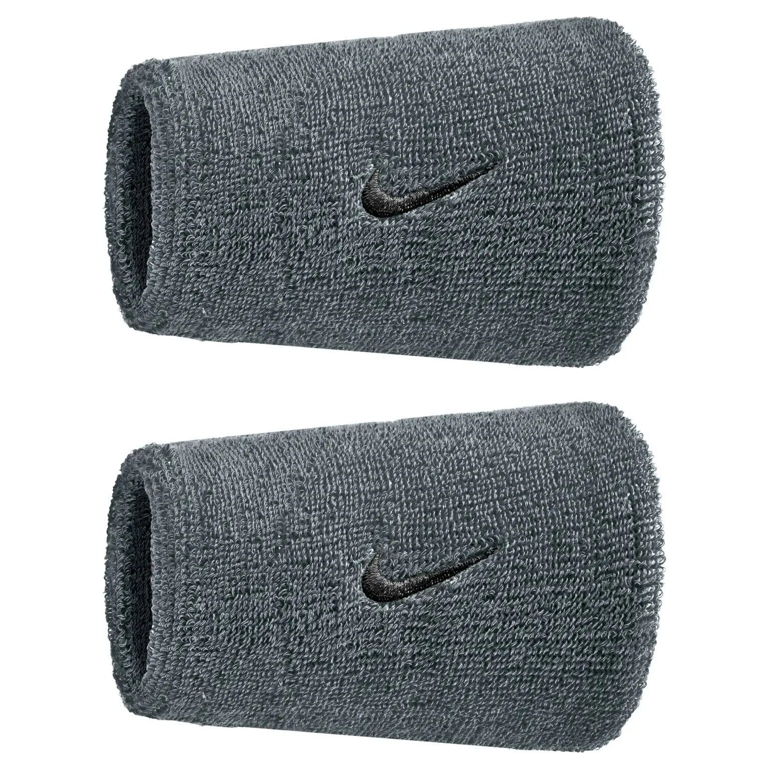 Flauschiges Handgelenkband Nike Swoosh Classic Double Wide (x2)