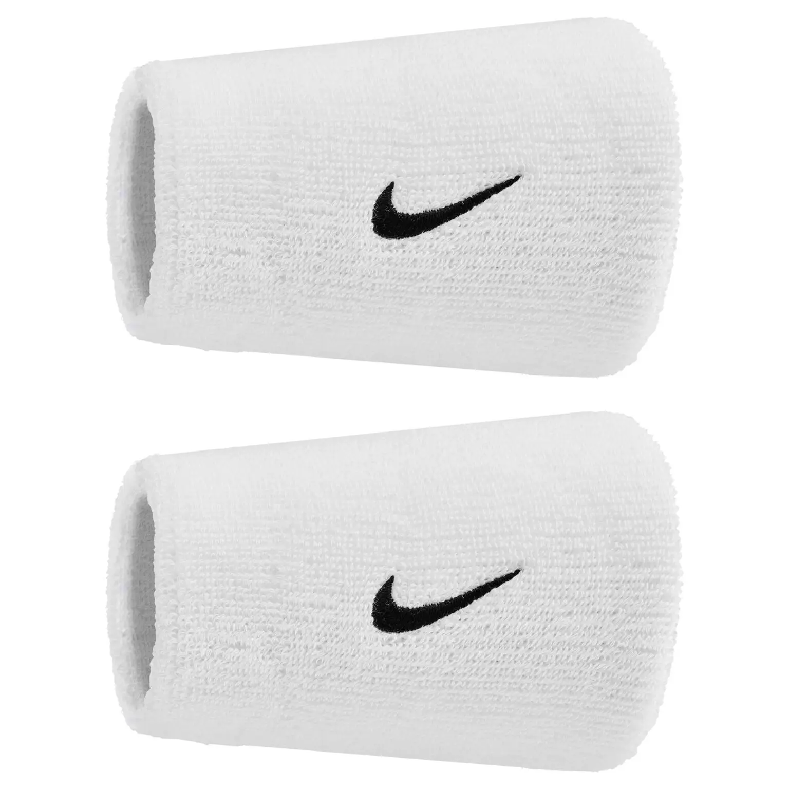 Flauschiges Handgelenkband Nike Swoosh Classic Double Wide (x2)