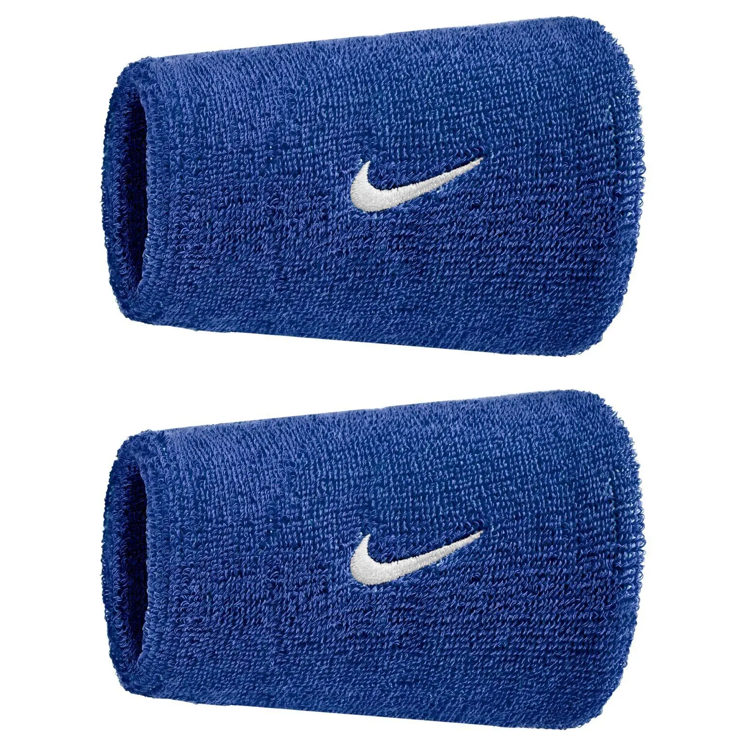 Flauschiges Handgelenkband Nike Swoosh Classic Double Wide (x2)