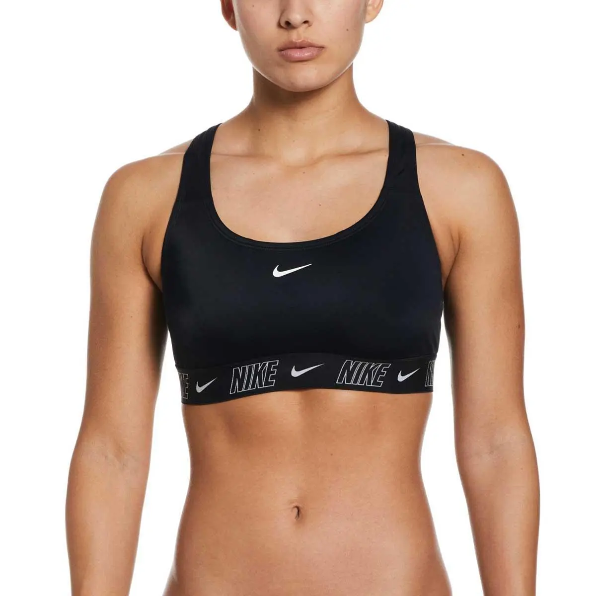 Einteiler Schwimmanzug Damen mit Logo Nike Tape