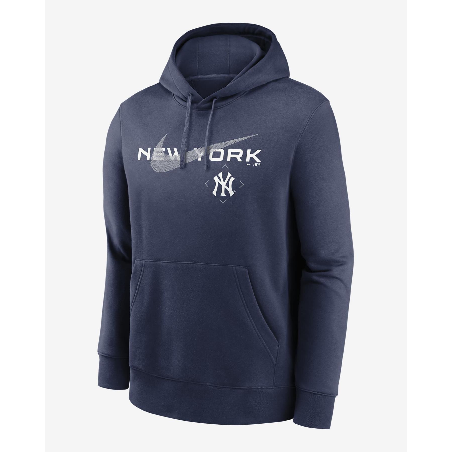 0196590495439 - Pullover New York Yankees Swoosh Neighborhood Fleece