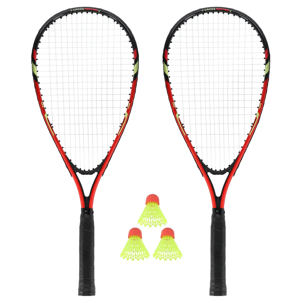Badminton Set 2 Schläger + Bälle + Tasche NILS NRS001