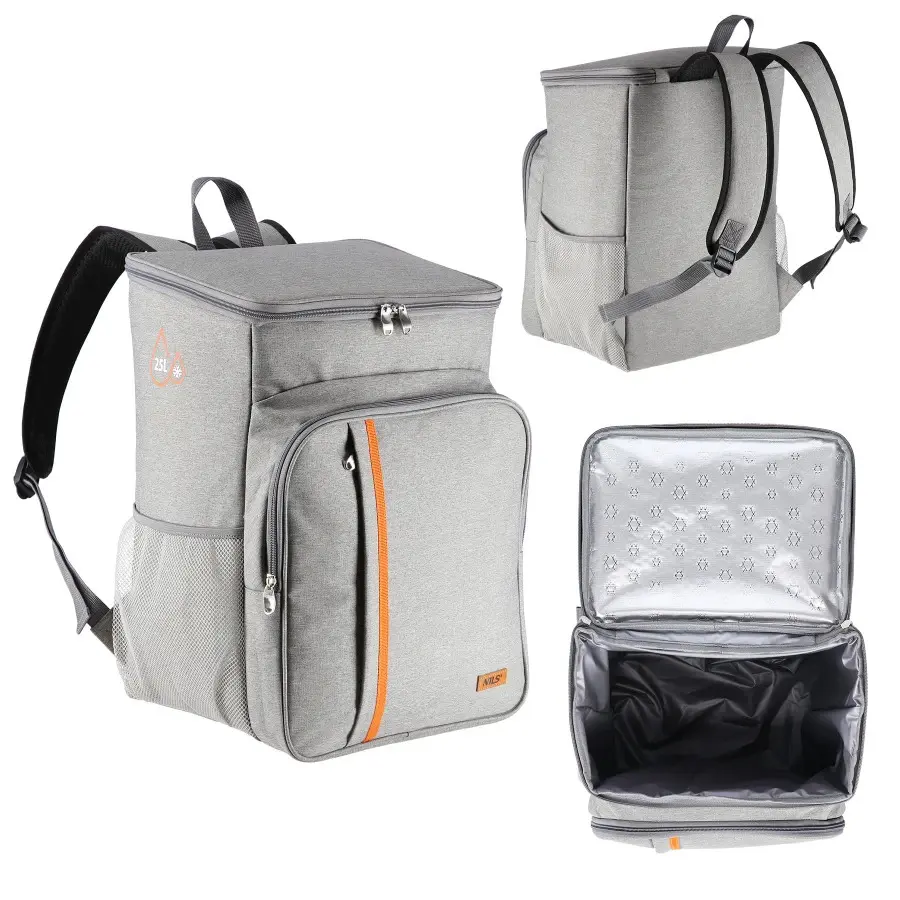 Nils Camp Unisex Gris Cooler Backpack Nc3140