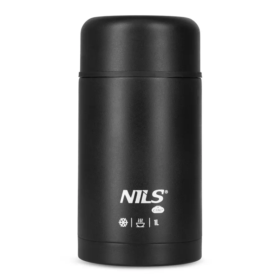 Nils Camp Unisex Noir Lunch Thermos Nc3802