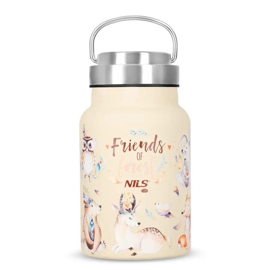 Nils Camp Unisex Beige Isothermal Bottle Nc3806