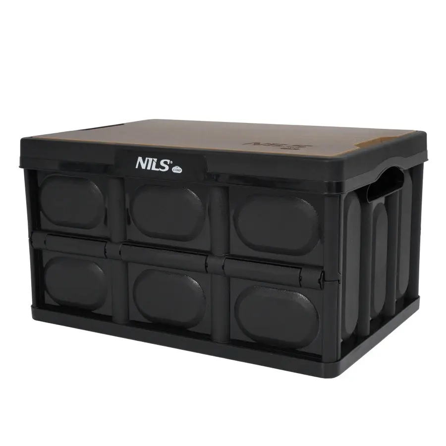 Faltbare Transportbox mit 2-in-1 Deckel NILS Camp