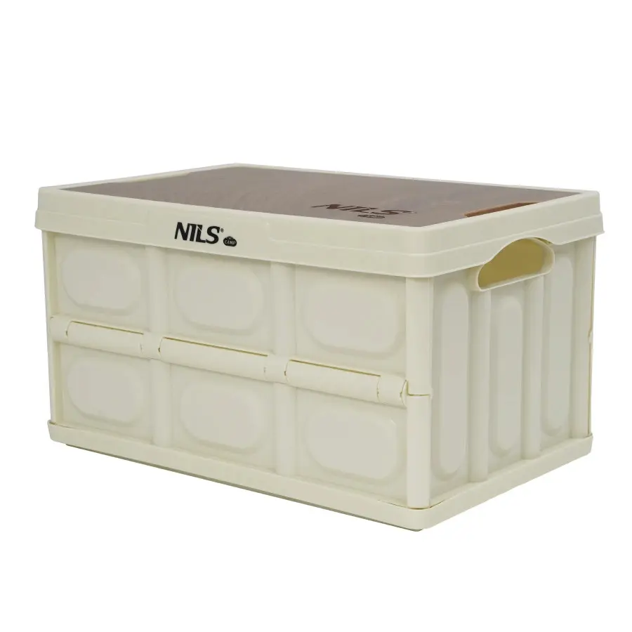 Faltbare Transportbox mit 2-in-1 Deckel NILS Camp