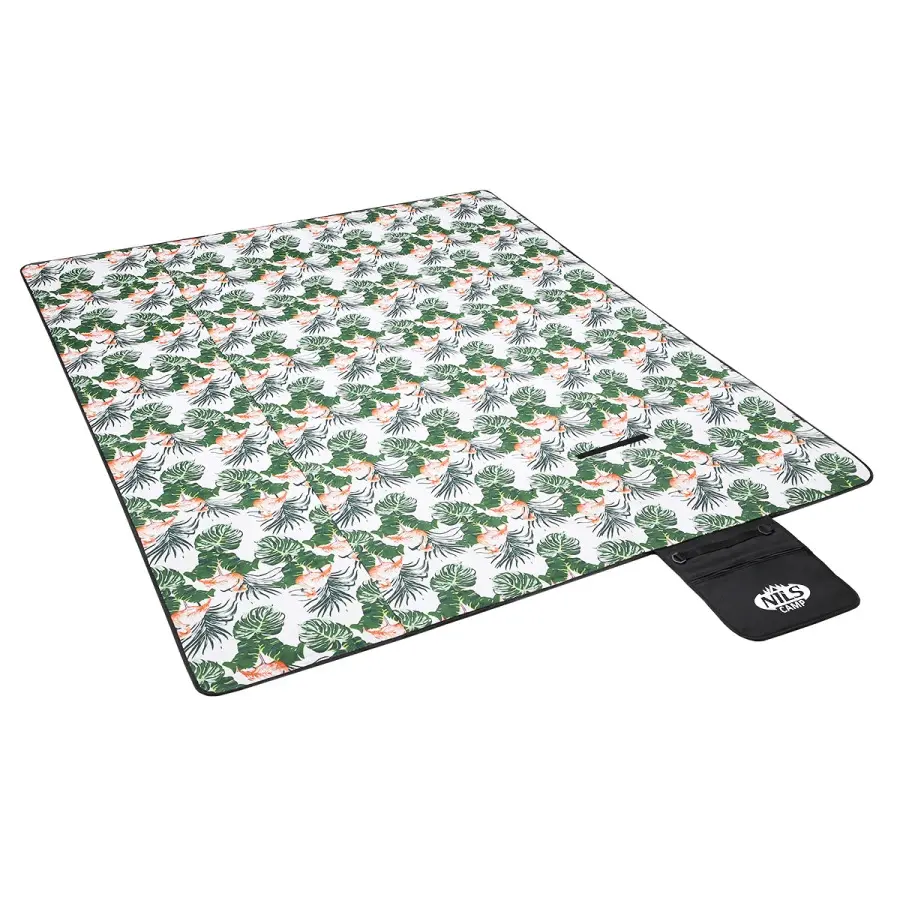 Nils Camp Unisex Vert Picnic Blanket Leaves