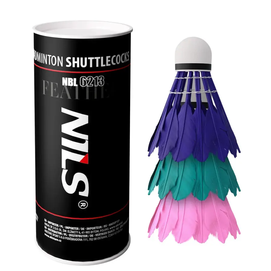 Plumes de volants de badminton NILS Extreme NBL6213 (x3)