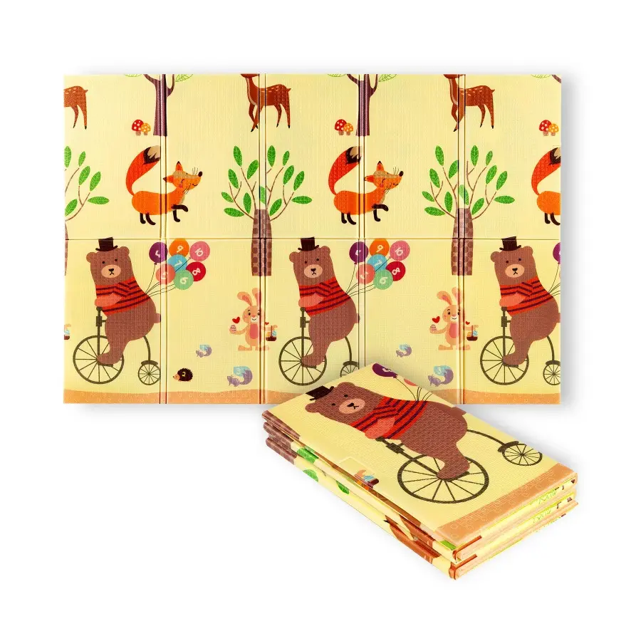 5907695503982 - Faltbare Kindermatte MD05 Forest NILS Fun