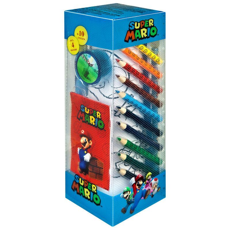 8435507867979 - Super Mario Stationery Set Tower 35 pcs