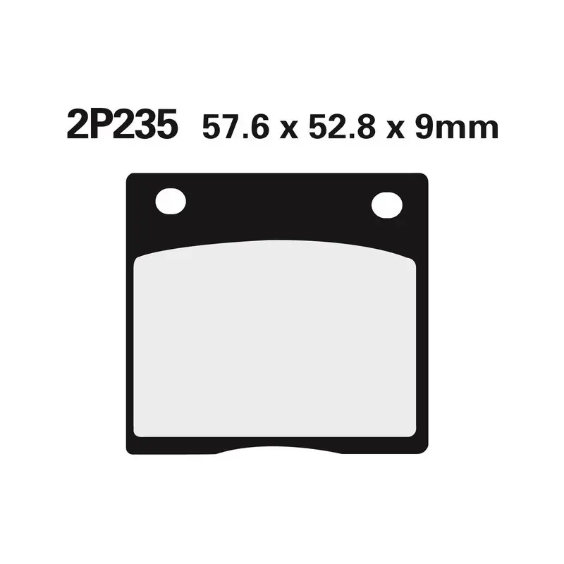 Semi-Metallic Bremsbelag Nissin 235NS