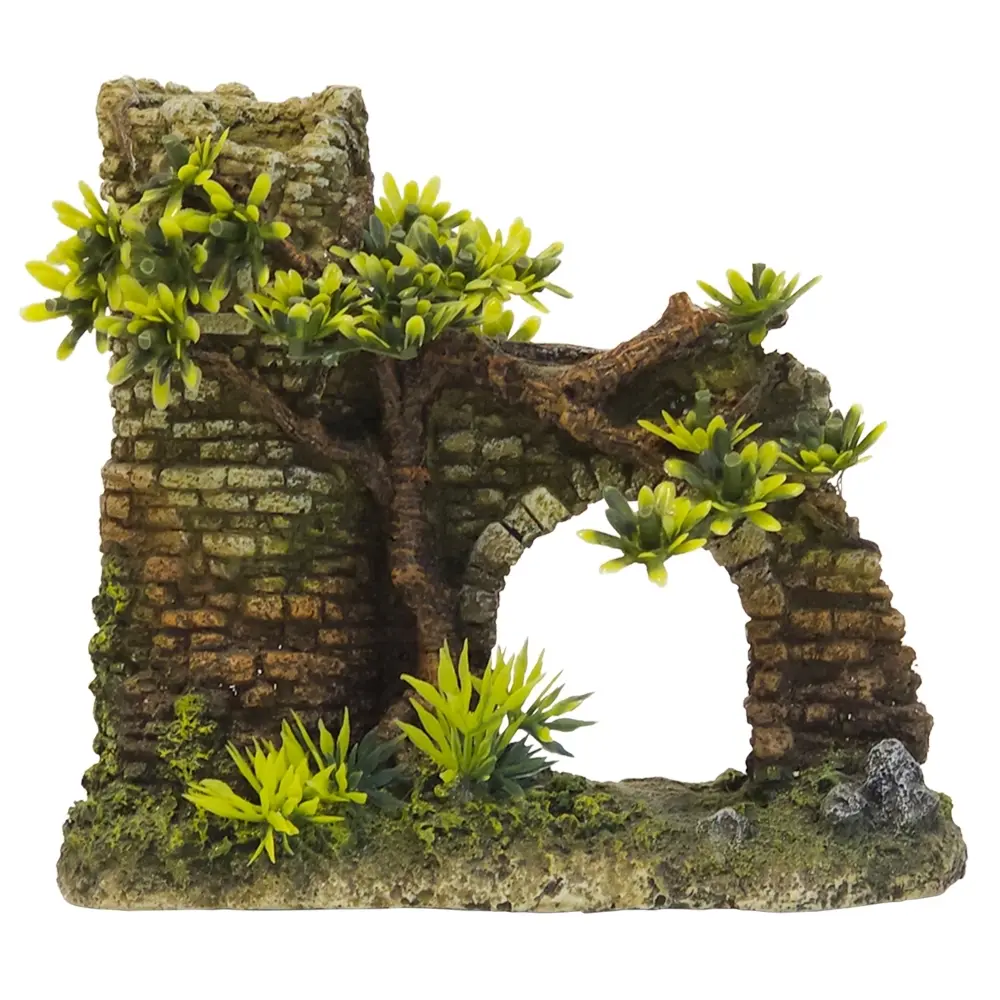 Comparer les prix de Décoration d'aquarium Nobby Pet Turm Mit Bogen