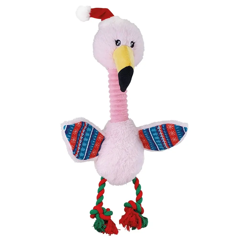 Meilleurs prix pour Jouet peluche pour chien Nobby Pet Xmas Flamingo