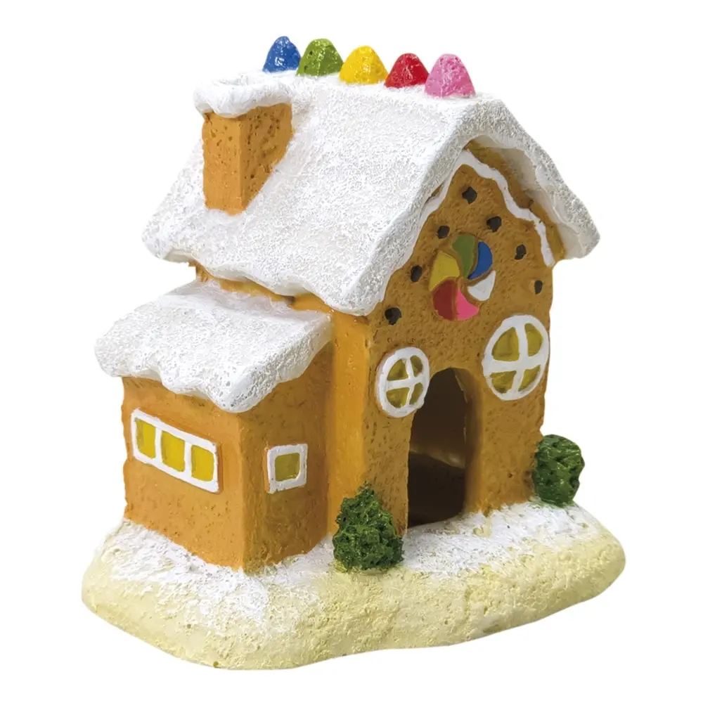 Comparer les prix de Décoration d'aquarium Nobby Pet Xmas Lebkuchenhaus