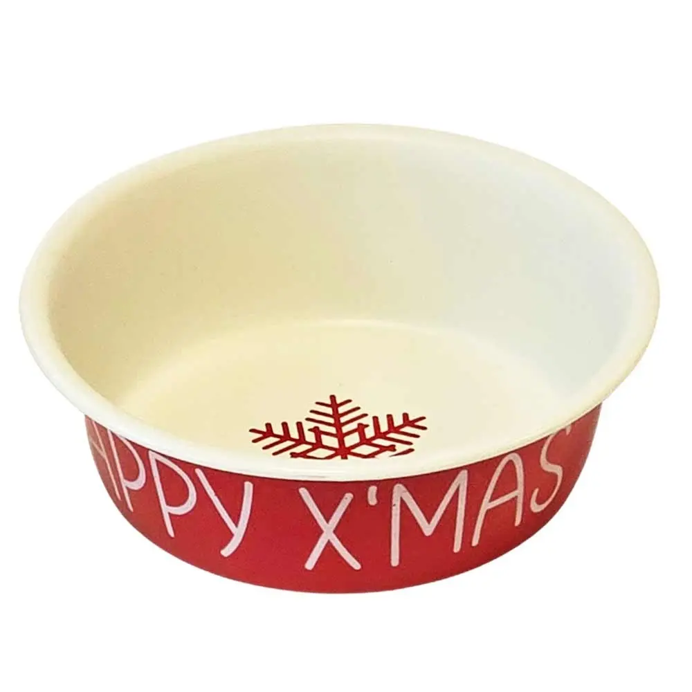 Comparer les prix de Bol en acier inoxydable Nobby Pet Happy Xmas