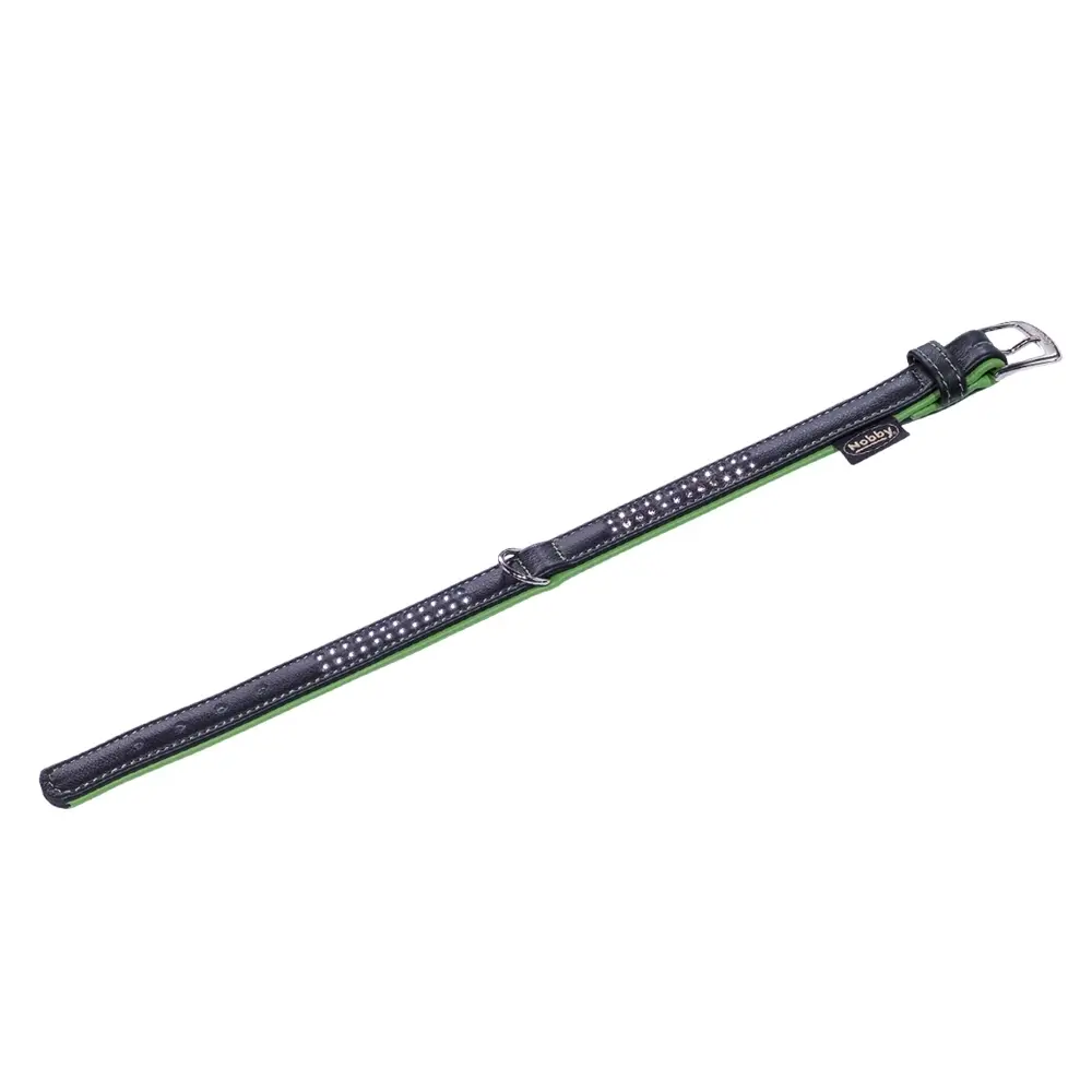 Nobby Pet Vert Dog Collar Pacific Deluxe Zweireihig