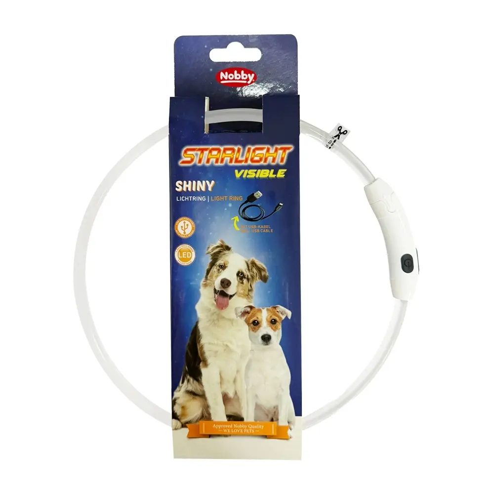 Comparer les prix de Anneau lumineux pour chien Nobby Pet Shiny
