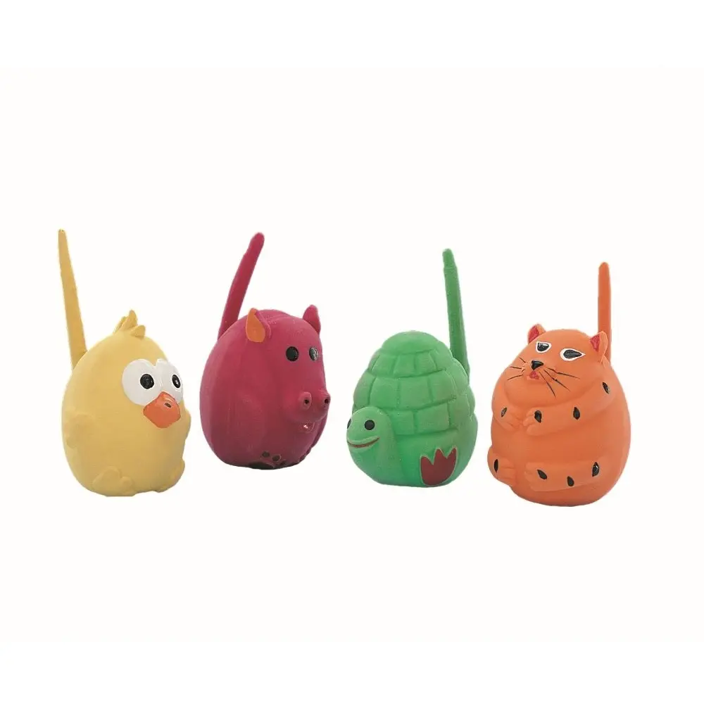 Nobby Pet Multicolore Latex Figurine Dog Toy Kugeltiere Mit Schwanz