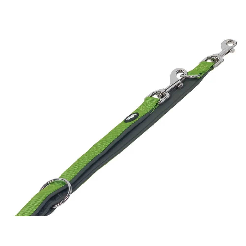 Comparer les prix de Nobby Classic Preno Laisse d'Entrainement pour Chien Vert/Gris 200 cm/25-35 mm