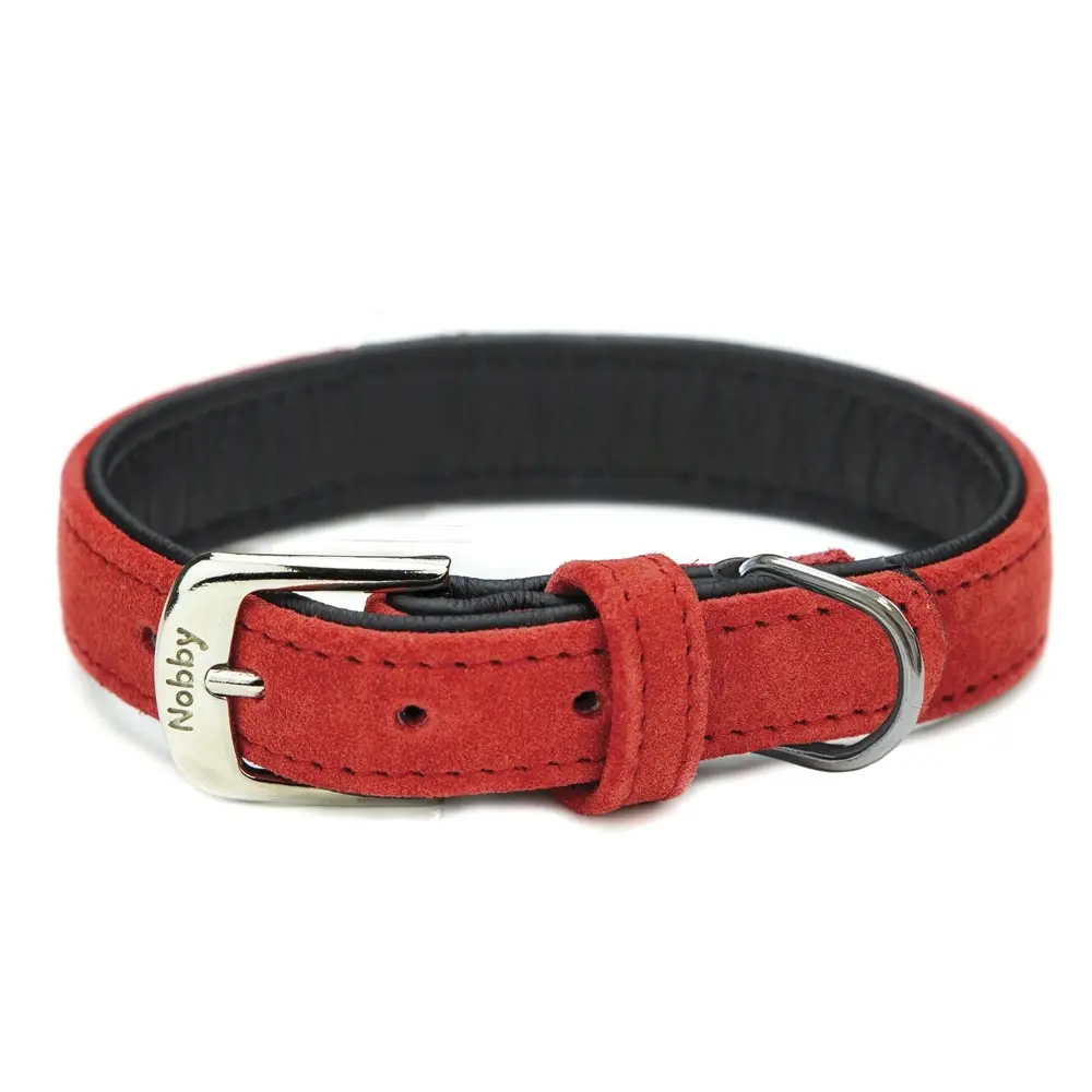 Nobby Pet Rouge Dog Collar Velours