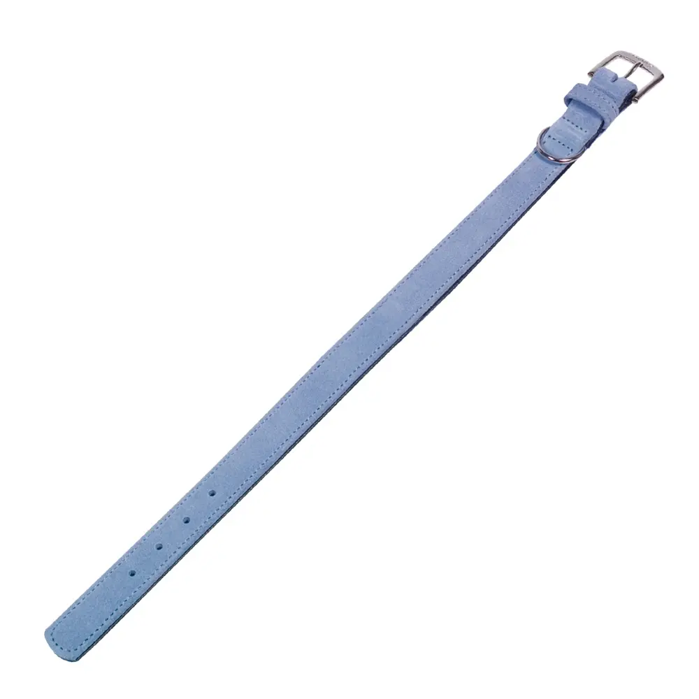 Nobby Pet Bleu Dog Collar Velours