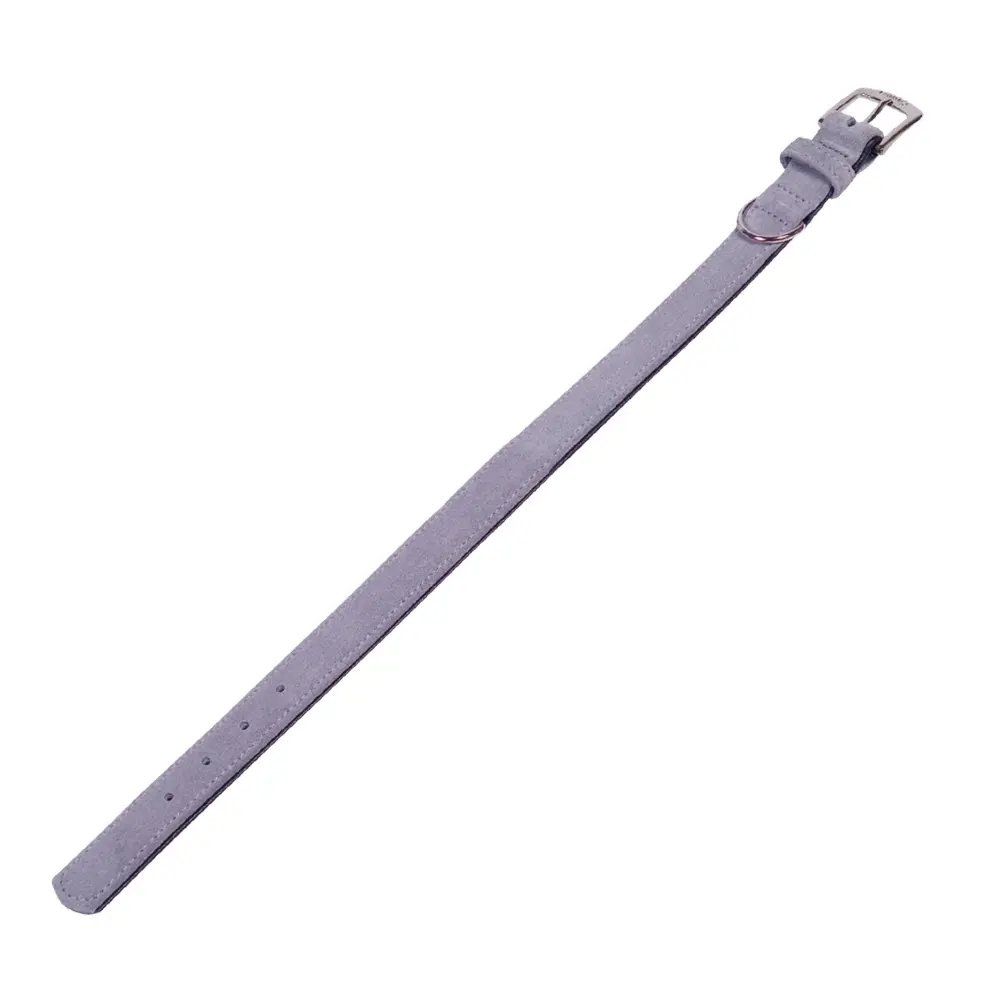 Nobby Pet Gris Dog Collar Velours