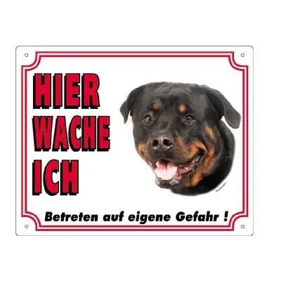 Nobby Pet Blanc Hundeschild Rottweiler