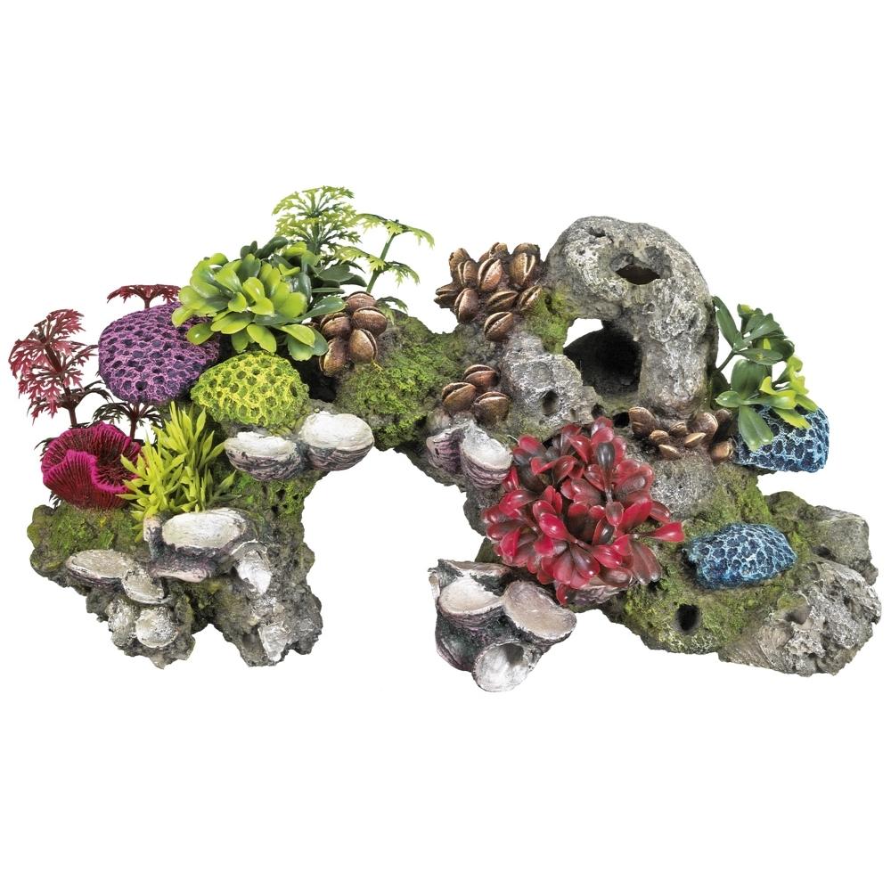 Meilleurs prix pour Décoration d'aquarium corail avec plantes Nobby Pet