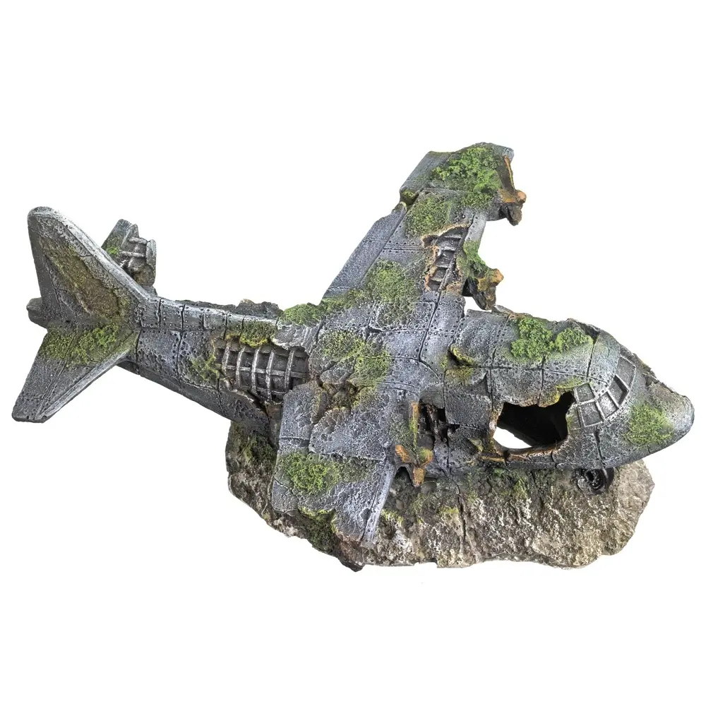Comparer les prix de Décoration d'aquarium épave d'avion Nobby Pet