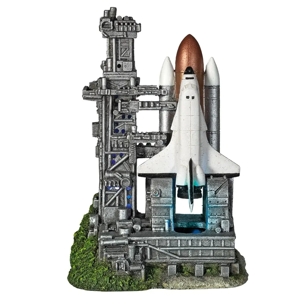 Meilleurs prix pour Décoration d'aquarium navette spatiale avec rampe de lancement avec LED Nobby Pet
