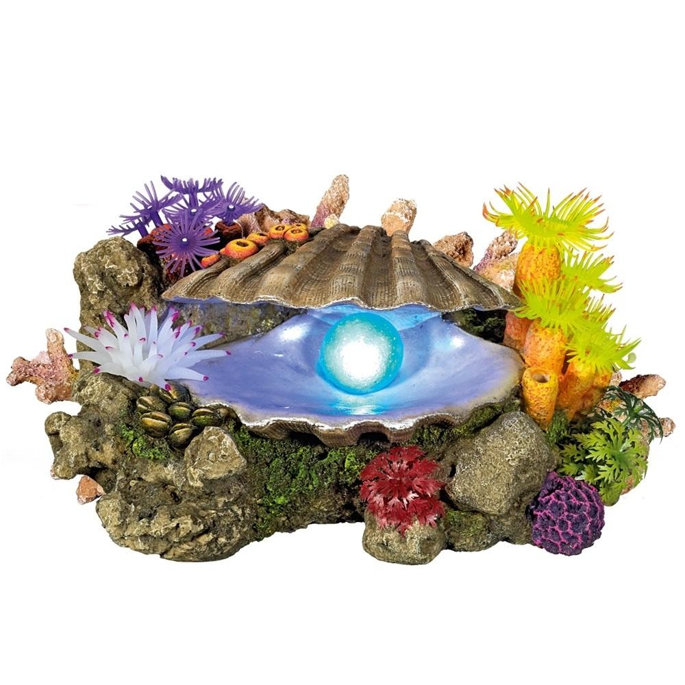 Comparer les prix de Décoration d'aquarium coquillage avec plantes Nobby Pet