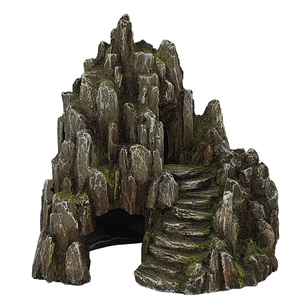 Comparer les prix de Décoration d'aquarium formation rocheuse avec grotte Nobby Pet