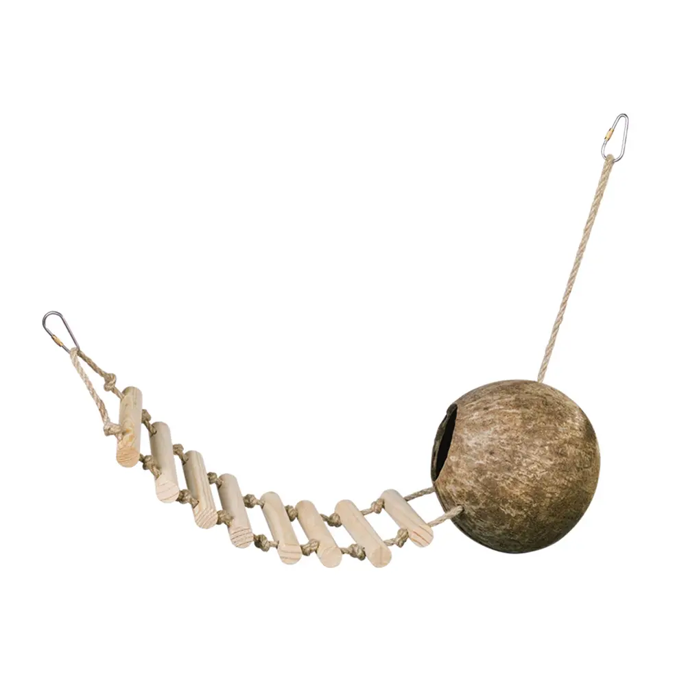 Nobby Pet Marron Kokosowe Gniazdo Dla Ptaków Z Drabiną