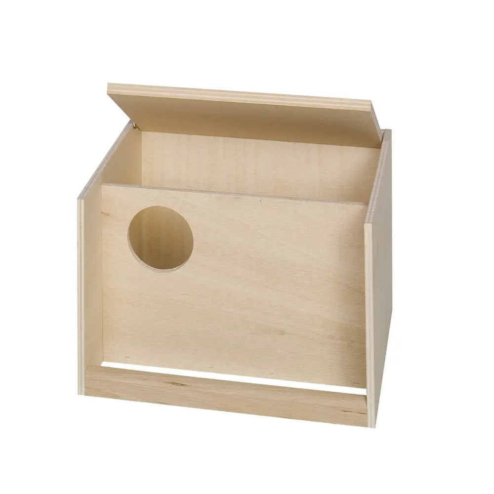 Nid pour oiseaux avec perchoir d'atterrissage Nobby Pet