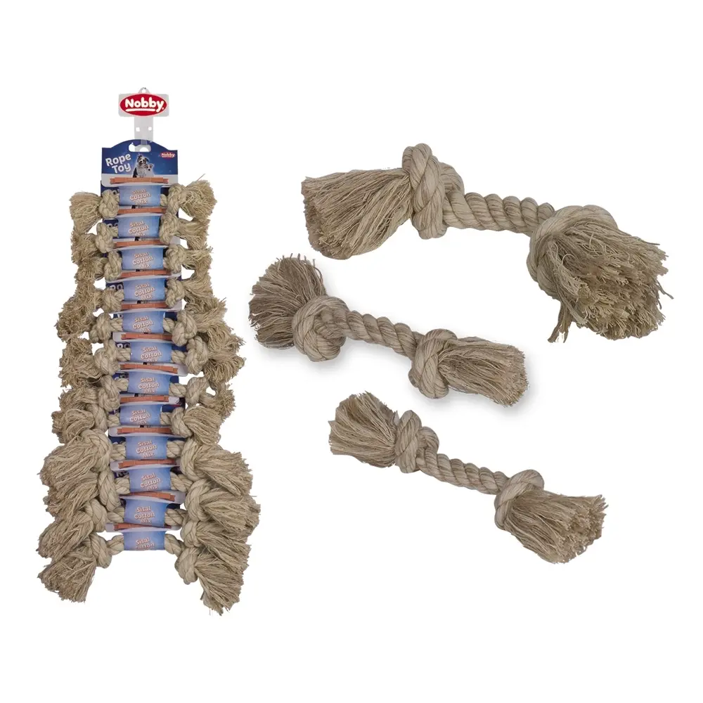 Meilleurs prix pour Corde pour chien mix sisal et cotton Nobby Pet