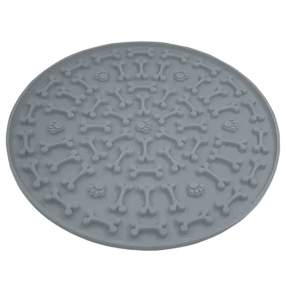 Comparer les prix de Tapis de léchage en silicone rond pour chien Nobby Pet Dog