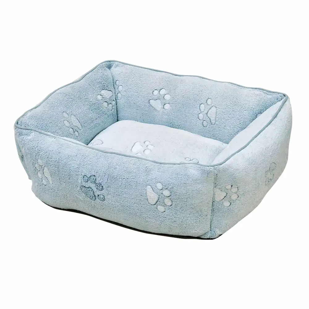 Nobby Pet Gris Square Dog Bed Classic Paw