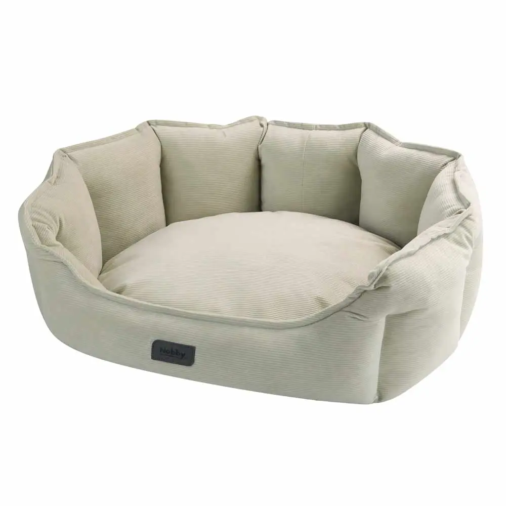 Nobby Pet Beige Oval Dog Bed Cordo